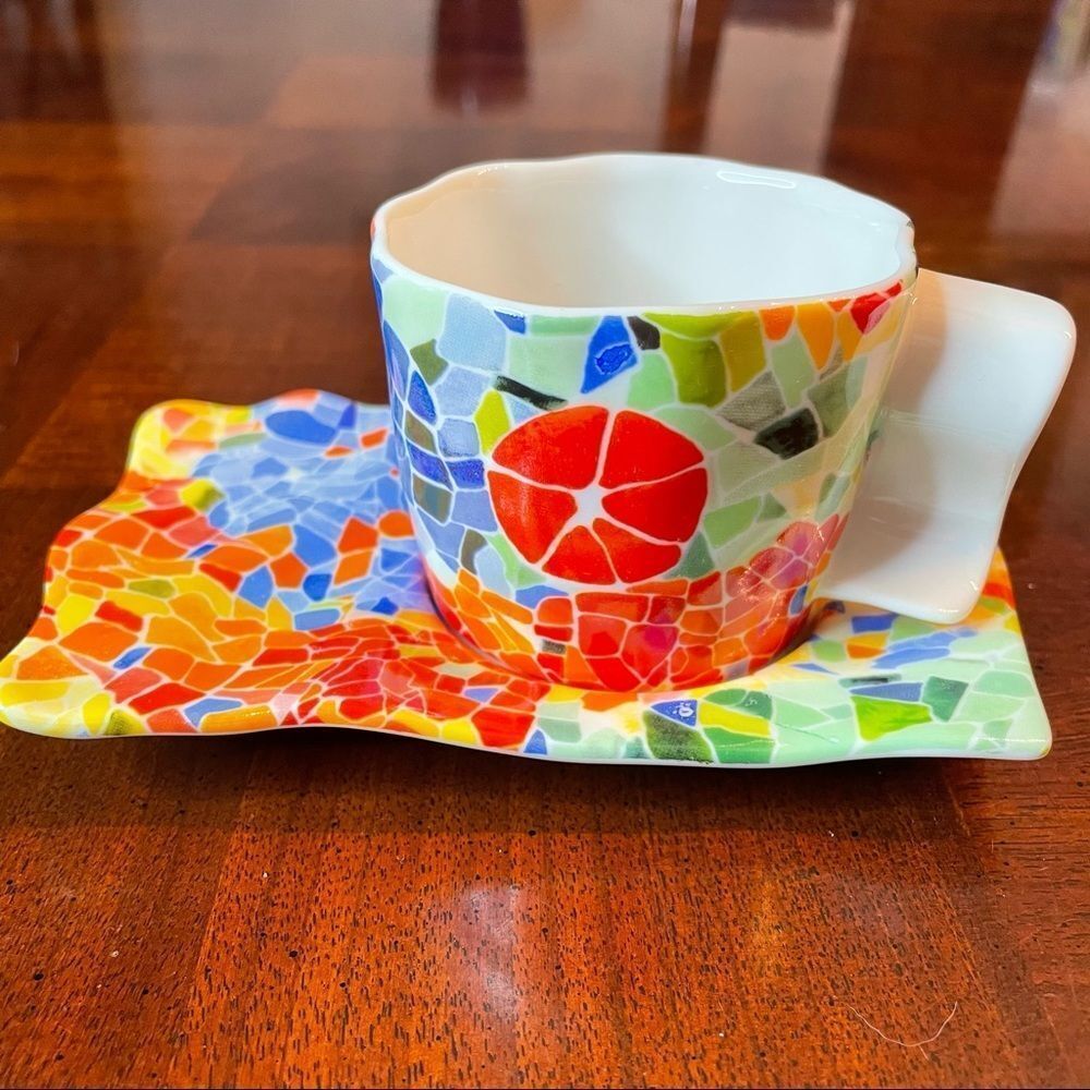 Mosaic Espresso Set Gaudi